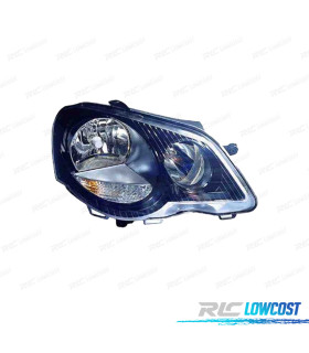 FANALE DESTRO VOLKSWAGEN VW POLO VI 05-09 NERO