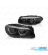 FARI BMW F10 F11 13-16 BI-XENON ANGEL EYES LED 3D DRL DINAMICI NERO