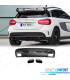 DIFFUSORE MERCEDES X156 AMG 13-19 LOOK GLA45 NERO + TERMINALI DI SCARICO NERI