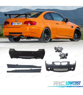 KIT CARROZZERIA BMW E92 E93 06-10 LOOK M3 PDC + FENDINEBBIA