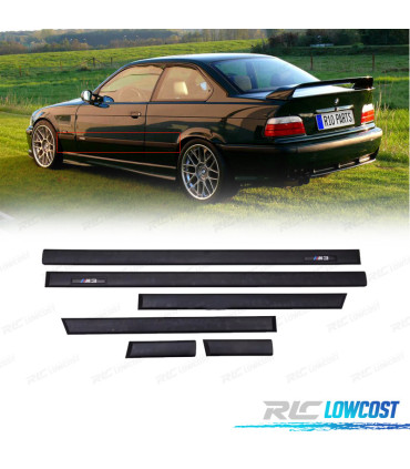 LISTELLI LATERALI PORTA PER BMW E36 LOOK M3 COUPÉ CABRIO