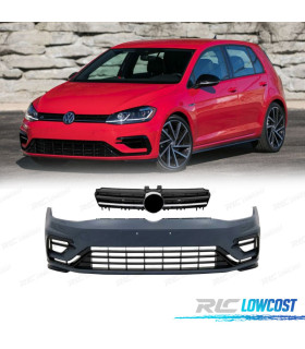 PARAURTI ANTERIORE PER VOLKSWAGEN VW GOLF 7.5 17-19 LOOK R20 SRA