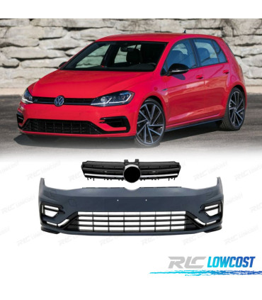 PARAURTI ANTERIORE PER VOLKSWAGEN VW GOLF 7.5 17-19 LOOK R20 SRA