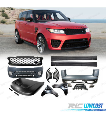 KIT CARROZZERIA RANGE ROVER SPORT L494 18- LOOK SVR