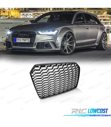 GRIGLIA AUDI A6 C7 4G 14-18 LOOK RS6 2020 NERO LUCIDO