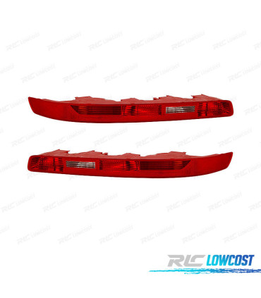 FANALI AUDI Q7 10-15 BIANCO ROSSO