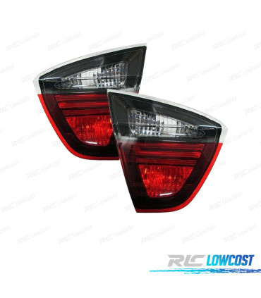 FANALI BMW E90 4P 05-08 FUMÉ ROSSO