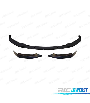 SPOILER ANTERIORE BMW G30 G31 17-19 LOOK M TECH NERO LUCIDO SPLITTERS