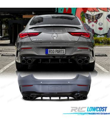 PARAURTI POSTERIORE MERCEDES CLA W118 LOOK AMG CLA45S 19-23 PDC