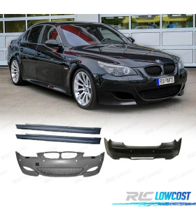 KIT CARROZZERIA BMW E60 07-10 LOOK M5 PARAFANGHI PDC