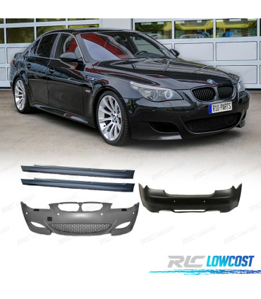 KIT CARROZZERIA BMW E60 07-10 LOOK M5 PARAFANGHI PDC