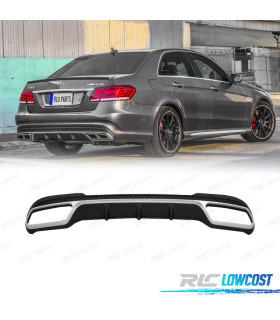 DIFFUSORE MERCEDES W212 14-15 LOOK E63 NERO CROMATO