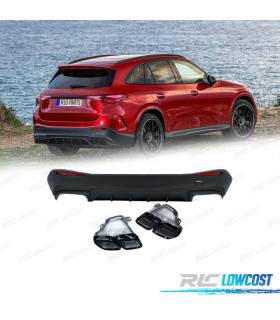 DIFFUSORE MERCEDES GLC W254 23- LOOK AMG GLC63 NERO