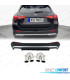 DIFFUSORE MERCEDES GLC W254 23- LOOK AMG GLC43 NERO ARGENTO