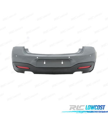 PARAURTI POSTERIORE BMW F20 F21 LCI 15-19 LOOK M PDC DOPPIA USCITA