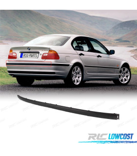 MODANATURA CENTRALE PARAURTI POSTERIORE BMW E46 SEDAN 98-01 NERO OPACO