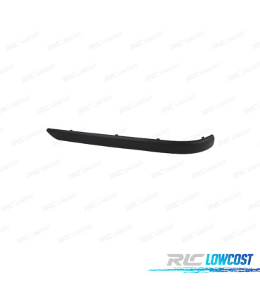 MODANATURA SINISTRA PARAURTI POSTERIORE BMW E46 SEDAN 98-01 NERO OPACO