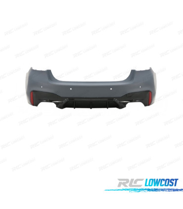 PARAURTI POSTERIORE BMW G30 LCI 21-23 LOOK M5 PDC DOPPIA USCITA