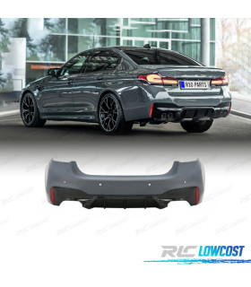 PARAURTI POSTERIORE BMW G30 LCI 21-23 LOOK M5 PDC DOPPIA USCITA