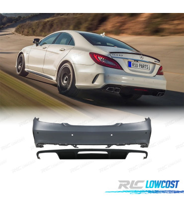 PARAURTI POSTERIORE MERCEDES CLASSE CLS W218 15-17 LOOK AMG PDC