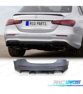 PARAURTI POSTERIORE MERCEDES W213 21-24 LOOK AMG E63S PDC DIFFUSORE