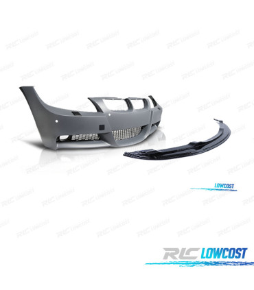 PARAURTI BMW E90 E91 05-08 PACK M PDC SRA + SPOILER ANTERIORE M PERFORMANCE