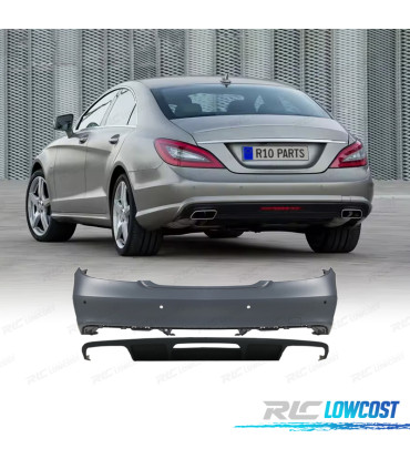 PARAURTI POSTERIORE MERCEDES CLASSE CLS W218 11-14 LOOK AMG PDC