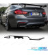 DIFUSORE BMW M3 F80 M4 F82 F83 14- NERO LUCIDO M PERFORMANCE