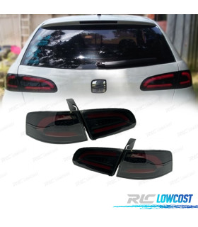 FANALI SEAT IBIZA 6L 02-08 CARDNA LIGHTBAR FONDO NERO