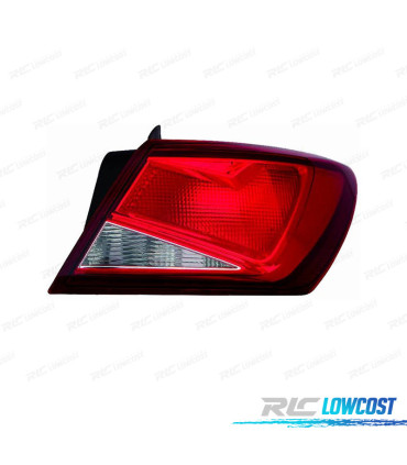 FANALE DX SEAT LEON 12-17 BIANCO ROSSO