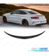 SPOILER ALARE PER MERCEDES CLASSE C COUPÉ C205 14-17 LOOK AMG NERO LUCIDO