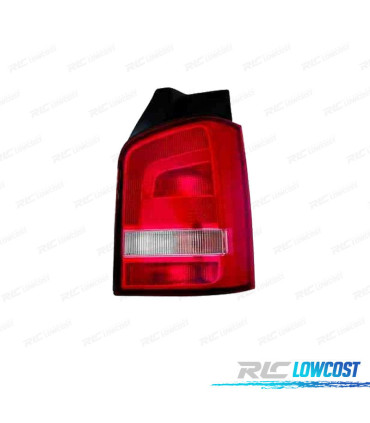 FANALE DX VOLKSWAGEN VW TRANSPORTER T5 1P 10-15 BIANCO ROSSO