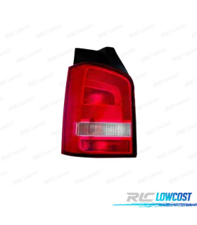 FANALE SINISTRO VOLKSWAGEN VW TRANSPORTER T5 1P 10-15 BIANCO ROSSO