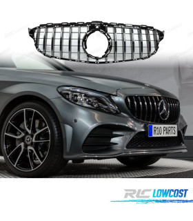 GRIGLIA MERCEDES W205 18-21 ASPECTO GT-R CROMATO CON TELECAMERA