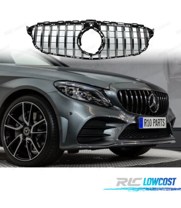 GRIGLIA MERCEDES W205 18-21 ASPECTO GT-R CROMATO CON TELECAMERA