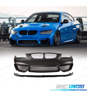 PARAURTI ANTERIORE PER BMW E92 LCI 10-14 LOOK M4 + SPOILER LIP