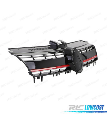 GRIGLIA VOLKSWAGEN VW GOLF 7 12-17 LOOK R NERO ROSSO