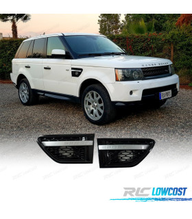 GRIGLIE LATERALI ALETTE PER RANGE ROVER SPORT 06-09 EDIZIONE NERA