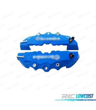 COPRI PINZE A 4 PISTONI LOOK BREMBO BLU