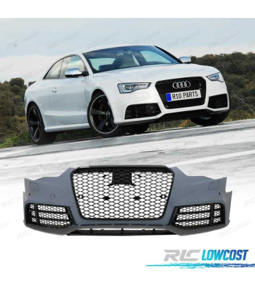 PARAURTI ANTERIORE AUDI A5 8T 12-16 LOOK RS5 PDC SPOILER LABBRO ANTERIORE