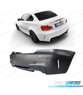 PARAURTI POSTERIORE BMW E82 E88 07-13 LOOK 1M PDC