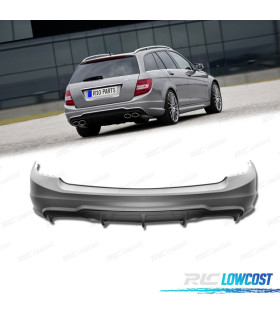 PARAURTI POSTERIORE MERCEDES CLASSE C W204 KOMBI 07-14 LOOK C63 AMG