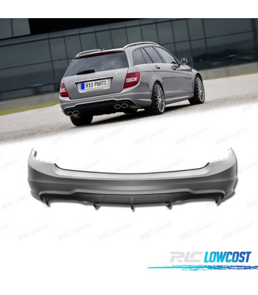 PARAURTI POSTERIORE MERCEDES CLASSE C W204 KOMBI 07-14 LOOK C63 AMG