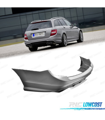 PARAURTI POSTERIORE MERCEDES CLASSE C W204 KOMBI 07-14 LOOK C63 AMG
