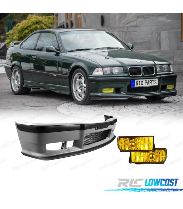 PARAURTI FENDINEBBIA PER BMW E36 92-99 LOOK M3 GIALLO