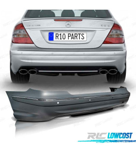 PARAURTI POSTERIORE MERCEDES CLASSE E W211 03-09 LOOK AMG PDC