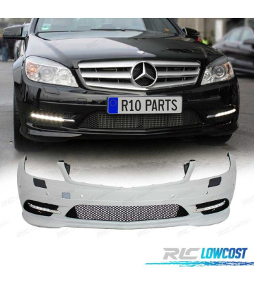 PARAURTI ANTERIORE PER MERCEDES W204 LOOK AMG C63 07-11