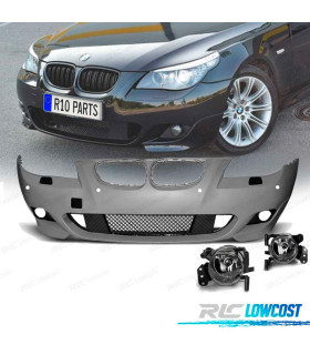 PARAURTI ANTERIORE PER BMW E60 61 07-10 LOOK M PDC E FENDINEBBIA