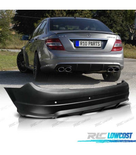 PARAURTI POSTERIORE PER MERCEDES CLASSE C W204 07-11 LOOK AMG