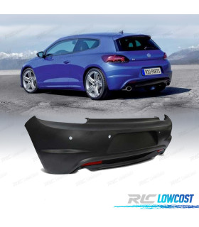 PARAURTI POSTERIORE VOLKSWAGEN VW SCIROCCO 08-14 LOOK R PDC